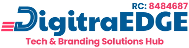 DigitraEdge Tech & Branding Solutions Hub logo